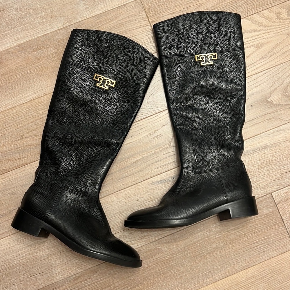 Tory Burch tall knee high leather boots